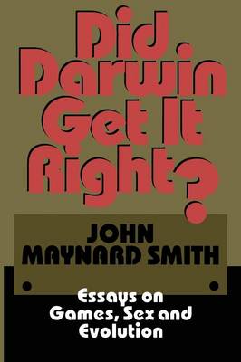 Did Darwin Get It Right?