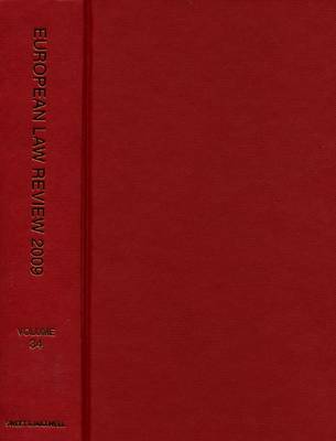 European Law Review 2009 Bound Volume