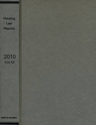 Housing Law Reports 2010 Bound Volume
