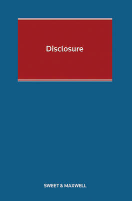 Disclosure Mainwork & Supplement