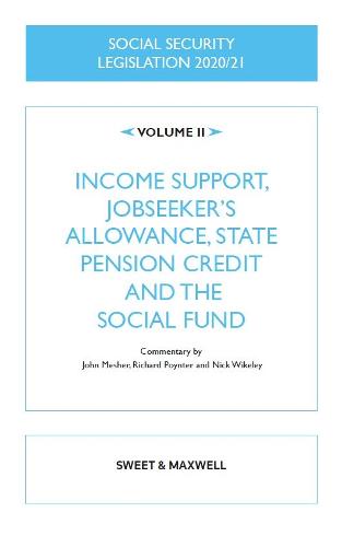 Social Security Legislation 2020/21 Volume II