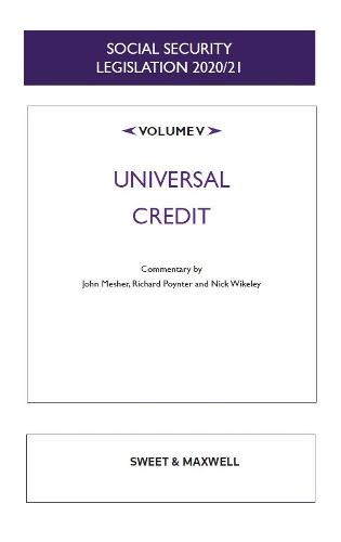 Social Security Legislation 2020/21 Volume V
