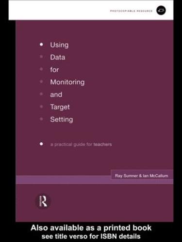 Using Data for Monitoring and Target Setting