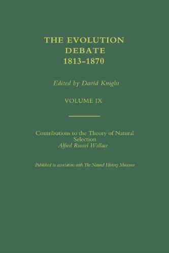 The Evolution Debate, 1813-1870