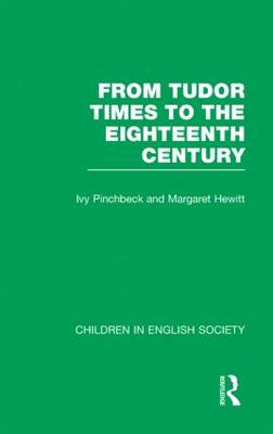 Children in English Society Vol1