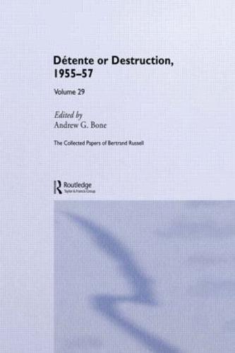 The Collected Papers of Bertrand Russell Volume 29