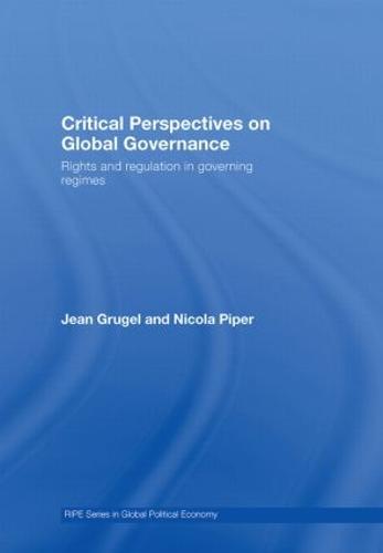Critical Perspectives on Global Governance