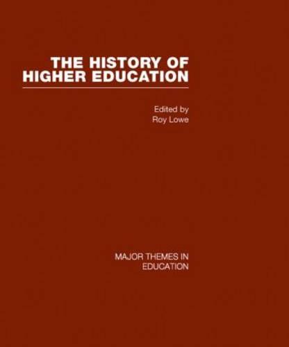 The History of Higher Education