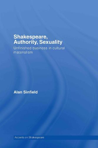 Shakespeare, Authority, Sexuality