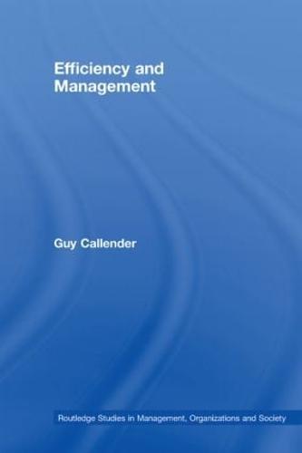 Efficiency and Management