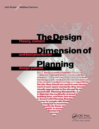 The Design Dimension of Planning
