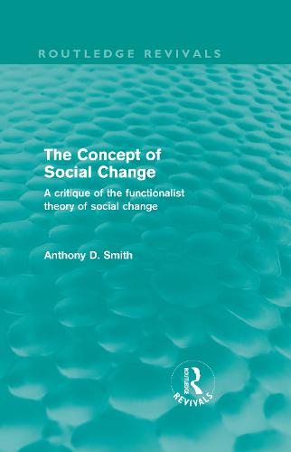 The Concept of Social Change (Routledge Revivals)