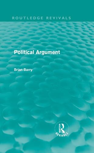 Political Argument (Routledge Revivals)