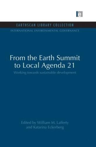 From the Earth Summit to Local Agenda 21