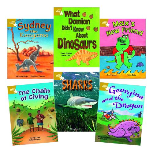 Learn at Home:Star Reading Gold Level Pack (5 fiction and 1 non-fiction book)