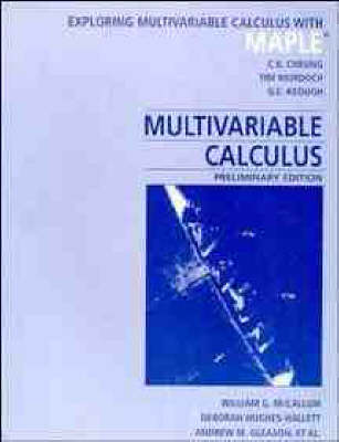 Multivariable Calculus: Exploring Multivariable Calculus with MAPLE