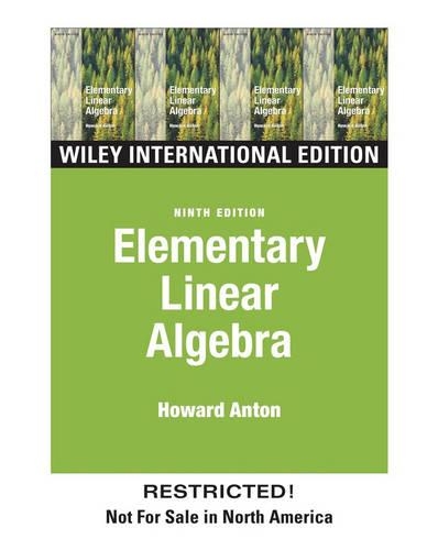 Elementary Linear Algebra