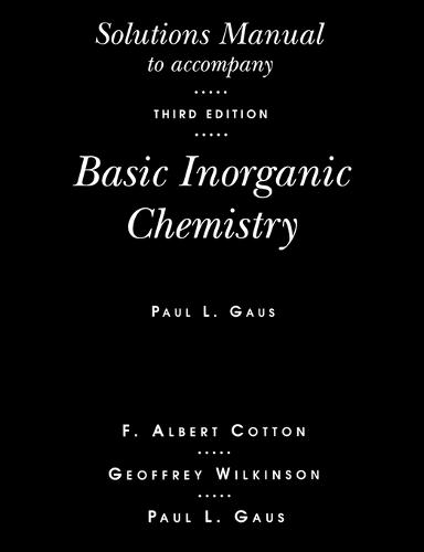 Solutions Manual T/A Basic Inorg Ch
