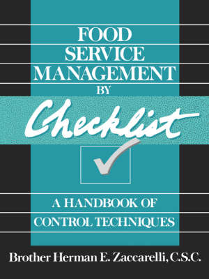 Food Service Management by Checklist