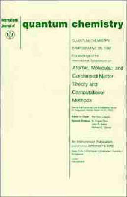 International Journal of Quantum Chemistry: Quantum Chemistry Symposium Proceedings, 1992