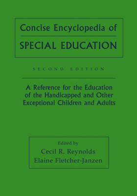 Concise Encyclopedia of Special Education