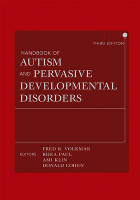 Handbook of Autism and Pervasive Developmental Disorders