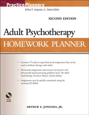Adult Psychotherapy Homework Planner