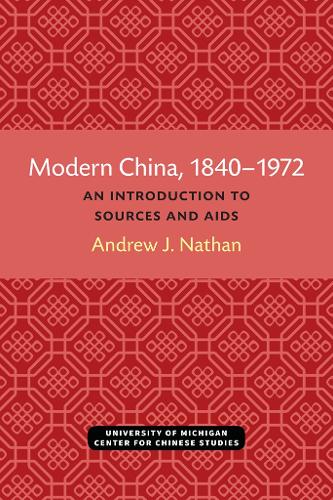 Modern China, 1840–1972