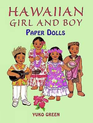 Hawaiian Girl and Boy Paper Dolls