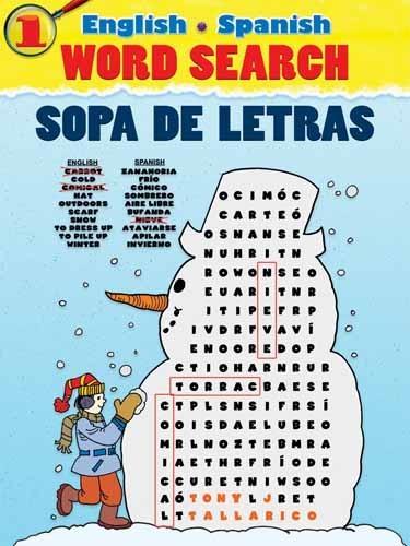 Image of English-Spanish Word Search SOPA De Letras #1
