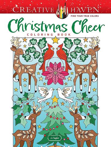 Creative Haven Christmas Cheer Coloring Book