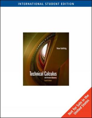 Technical Calculus with Analytic Geometry, International Edition
