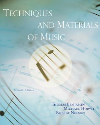 Techniques and Materials of Music