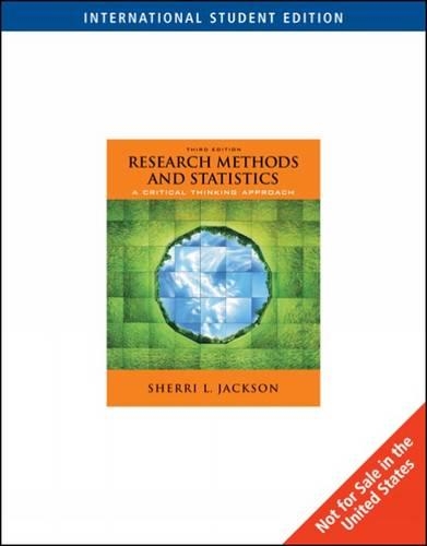 Research Methods and Statistics
