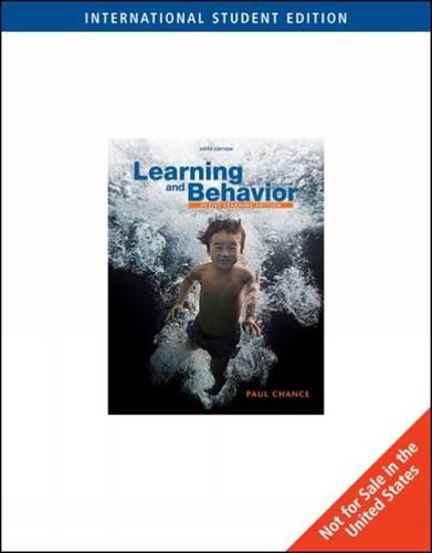Learning and Behavior