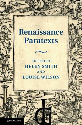 Renaissance Paratexts