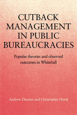 Cutback Management in Public Bureaucracies