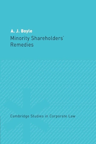 Minority Shareholders' Remedies