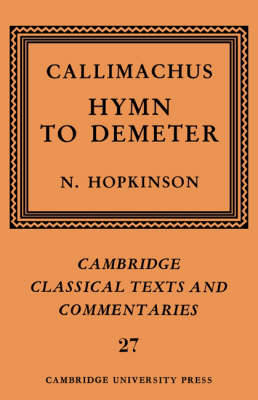 Callimachus: Hymn to Demeter