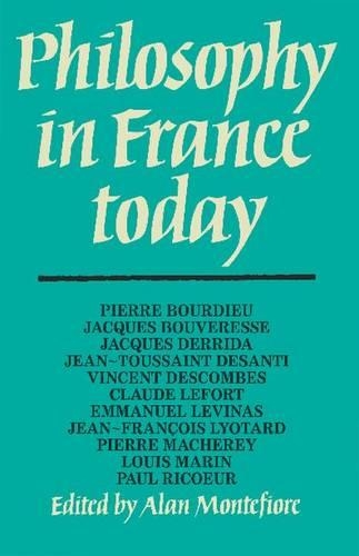 Philosophy in France Today