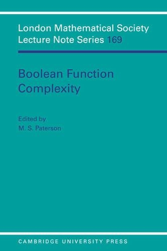 Boolean Function Complexity