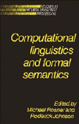 Computational Linguistics and Formal Semantics