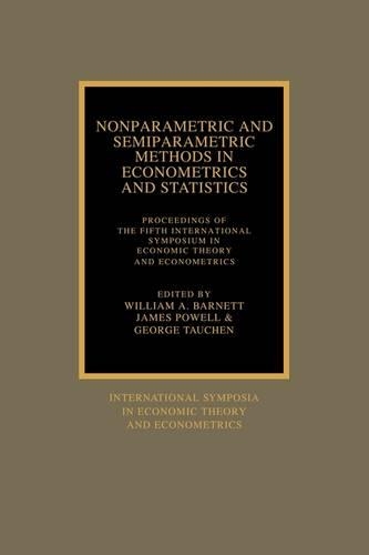 Nonparametric and Semiparametric Methods in Econometrics and Statistics
