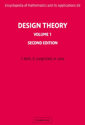 Design Theory: v. 1