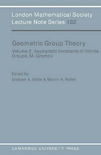 Geometric Group Theory: Volume 2