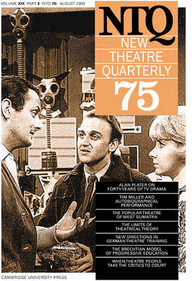 New Theatre Quarterly 75: Volume 19, Part 3: v. 19