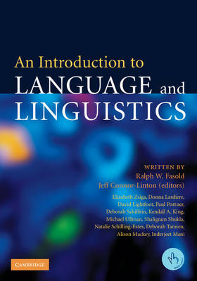 An Introduction to Language and Linguistics