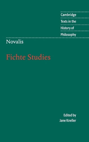 Novalis: Fichte Studies