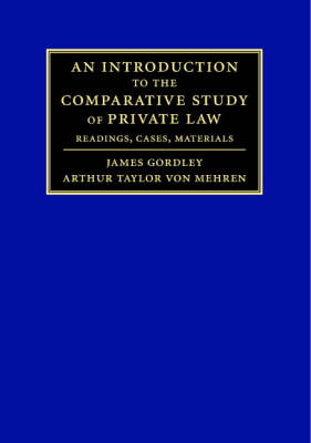 An Introduction to the Comparative Study of Private Law