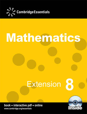 Cambridge Essentials Mathematics Extension 8 Pupil's Book with CD-ROM